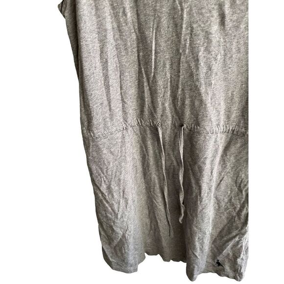 Jack Wills Gray Drawstring Waist Cuffed Tank Pocket Dress - Picture 3 of 9